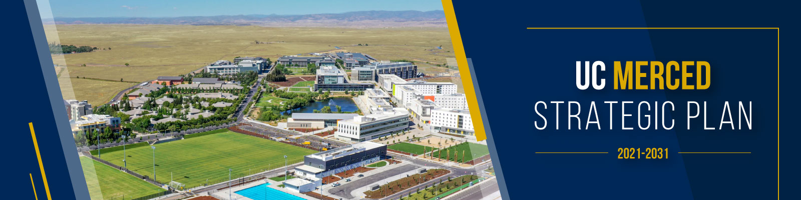 campus arial photo uc merced strategic plan 2021-2031
